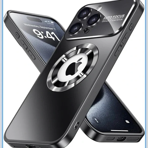 MANLENO Titanium Color Magnetic for iPhone 15 Pro Case - Picture 1 of 12